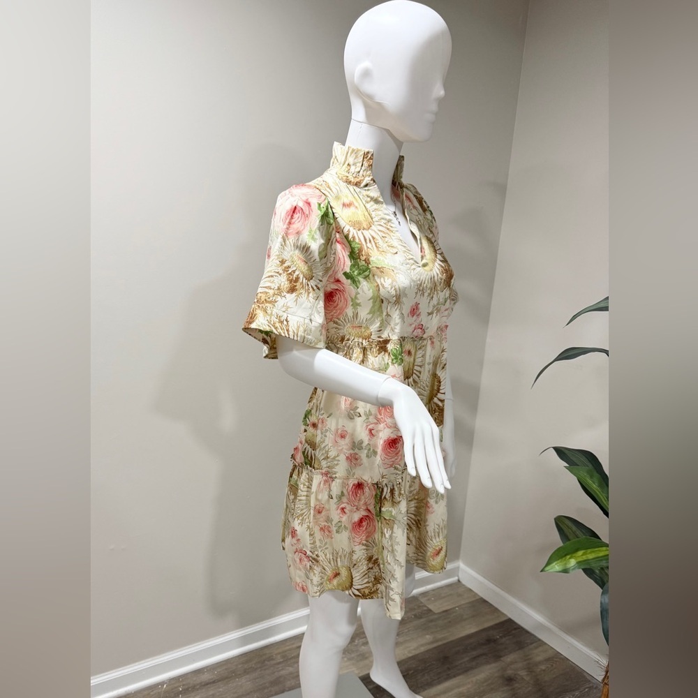 Tuckernuck Crawford Dress XS | Sun-Faded Floral Ruffle Midi $188 NWT - Picture 7 of 16